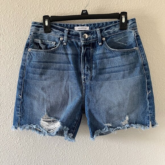 Good American Pants - Good American High Waist Cutoff Jean Denim Shorts Size 2/26